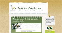Desktop Screenshot of lanaturedanslapeau.fr